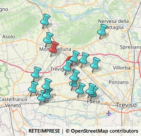 Mappa Via Solagna, 31040 Trevignano TV, Italia (6.715)