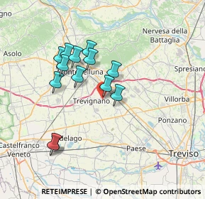 Mappa Via Solagna, 31040 Trevignano TV, Italia (6.19462)