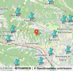 Mappa 24030 Palazzago BG, Italia (3.09308)
