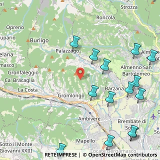 Mappa 24030 Palazzago BG, Italia (2.84571)