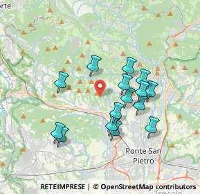 Mappa 24030 Palazzago BG, Italia (3.20533)