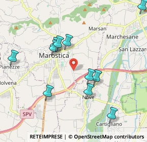 Mappa Via Leva, 36063 Marostica VI, Italia (2.06727)