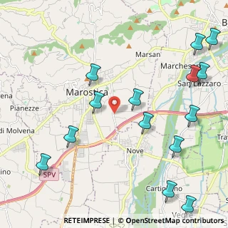 Mappa Via Leva, 36063 Marostica VI, Italia (2.74286)