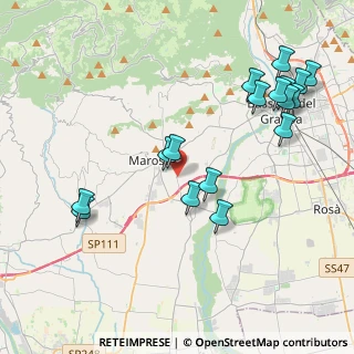 Mappa Via Leva, 36063 Marostica VI, Italia (4.55882)