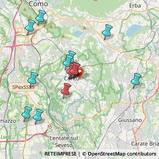 Mappa Via Copernico, 22060 Cantù CO, Italia (3.75067)