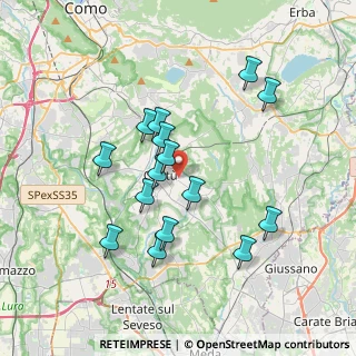 Mappa Via Copernico, 22060 Cantù CO, Italia (3.34467)