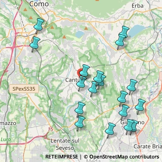 Mappa Via Copernico, 22063 Cantù CO, Italia (4.72556)