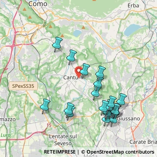 Mappa Via Copernico, 22060 Cantù CO, Italia (4.37789)