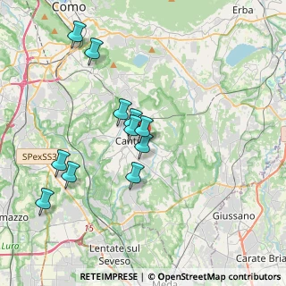 Mappa Via Copernico, 22060 Cantù CO, Italia (3.55273)