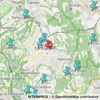 Mappa Via Copernico, 22063 Cantù CO, Italia (2.88583)