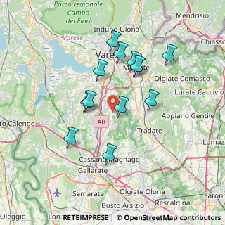 Mappa 21040 Caronno varesino VA, Italia (6.40538)