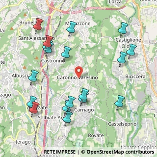 Mappa 21040 Caronno varesino VA, Italia (2.42222)