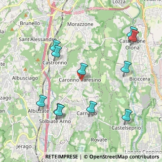 Mappa 21040 Caronno varesino VA, Italia (2.30455)