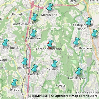 Mappa 21040 Caronno varesino VA, Italia (2.875)
