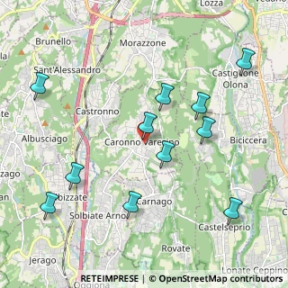 Mappa 21040 Caronno varesino VA, Italia (2.22818)