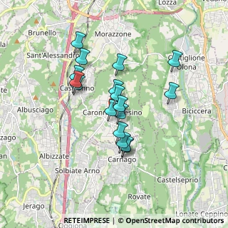 Mappa 21040 Caronno varesino VA, Italia (1.39294)