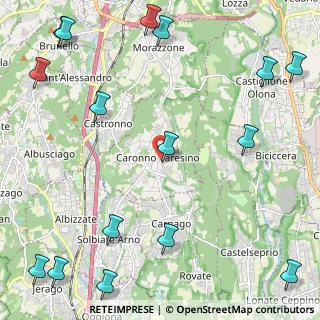 Mappa 21040 Caronno varesino VA, Italia (3.32625)