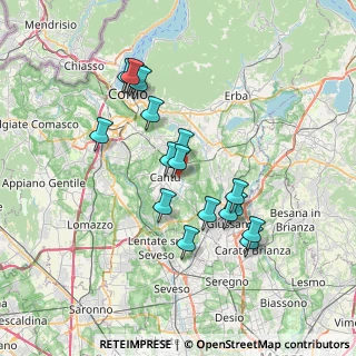 Mappa Via Caduti di Nassiriya, 22063 Cantù CO, Italia (6.53941)