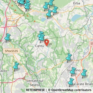 Mappa Via Caduti di Nassiriya, 22063 Cantù CO, Italia (7.0825)