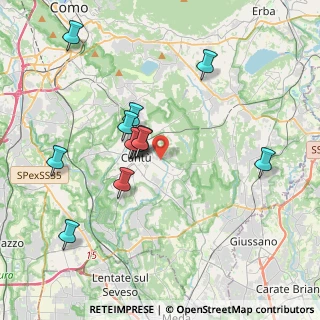 Mappa Via Caduti di Nassiriya, 22063 Cantù CO, Italia (3.47692)