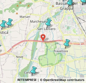 Mappa Via SS248, 36061 Bassano del Grappa VI, Italia (3.65833)