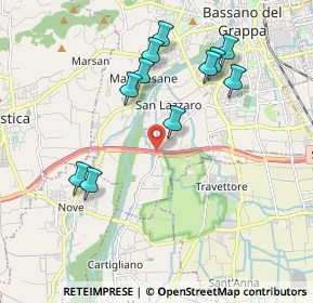 Mappa Via SS248, 36061 Bassano del Grappa VI, Italia (1.90727)