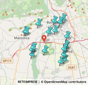 Mappa Via SS248, 36061 Bassano del Grappa VI, Italia (3.51368)