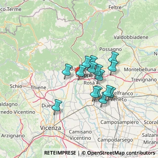 Mappa Via SS248, 36061 Bassano del Grappa VI, Italia (10.22667)