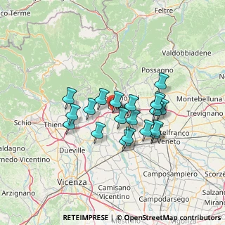Mappa Via SS248, 36061 Bassano del Grappa VI, Italia (10.9585)