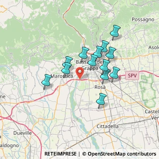 Mappa Via SS248, 36061 Bassano del Grappa VI, Italia (5.82)