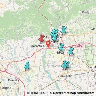Mappa Via SS248, 36061 Bassano del Grappa VI, Italia (6.11364)