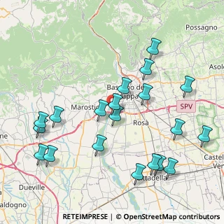 Mappa Via SS248, 36061 Bassano del Grappa VI, Italia (9.064)