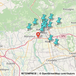 Mappa Via SS248, 36061 Bassano del Grappa VI, Italia (6.385)