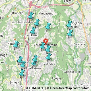 Mappa Via Roma, 21040 Caronno Varesino VA, Italia (2.20333)