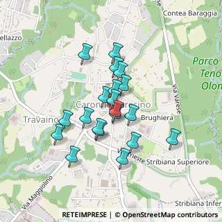 Mappa Via Roma, 21040 Caronno Varesino VA, Italia (0.344)