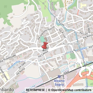 Mappa Via cavour camillo benso 15, 24027 Alzano Lombardo, Bergamo (Lombardia)