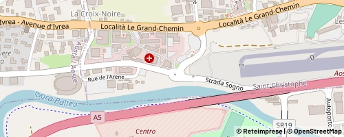 Mappa Saint-Christophe