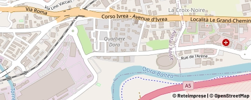 Mappa Aosta