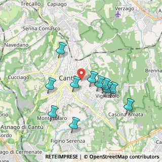 Mappa Viale Ospedale, 22063 Cantù CO, Italia (1.72545)