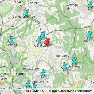 Mappa Viale Ospedale, 22063 Cantù CO, Italia (2.85583)