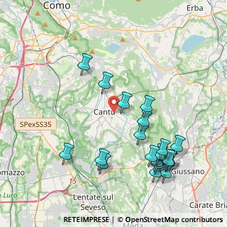 Mappa Viale Ospedale, 22063 Cantù CO, Italia (4.43421)