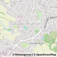 Mapa Cassago Brianza