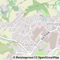 Hartă Veduggio con Colzano