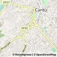 Mapa Cantù