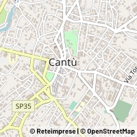 Mapa Cantù