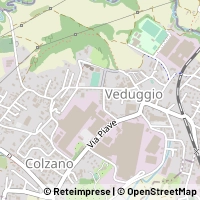 Karte Veduggio con Colzano