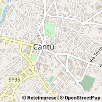 Mapa Cantù