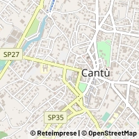 Mapa Cantù