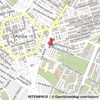 Mappa Via Giovanni Verga, 41, 96012 Avola, Siracusa (Sicilia)