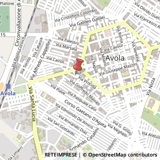 Mappa Cortile Rametta, 6, 96012 Avola, Siracusa (Sicilia)